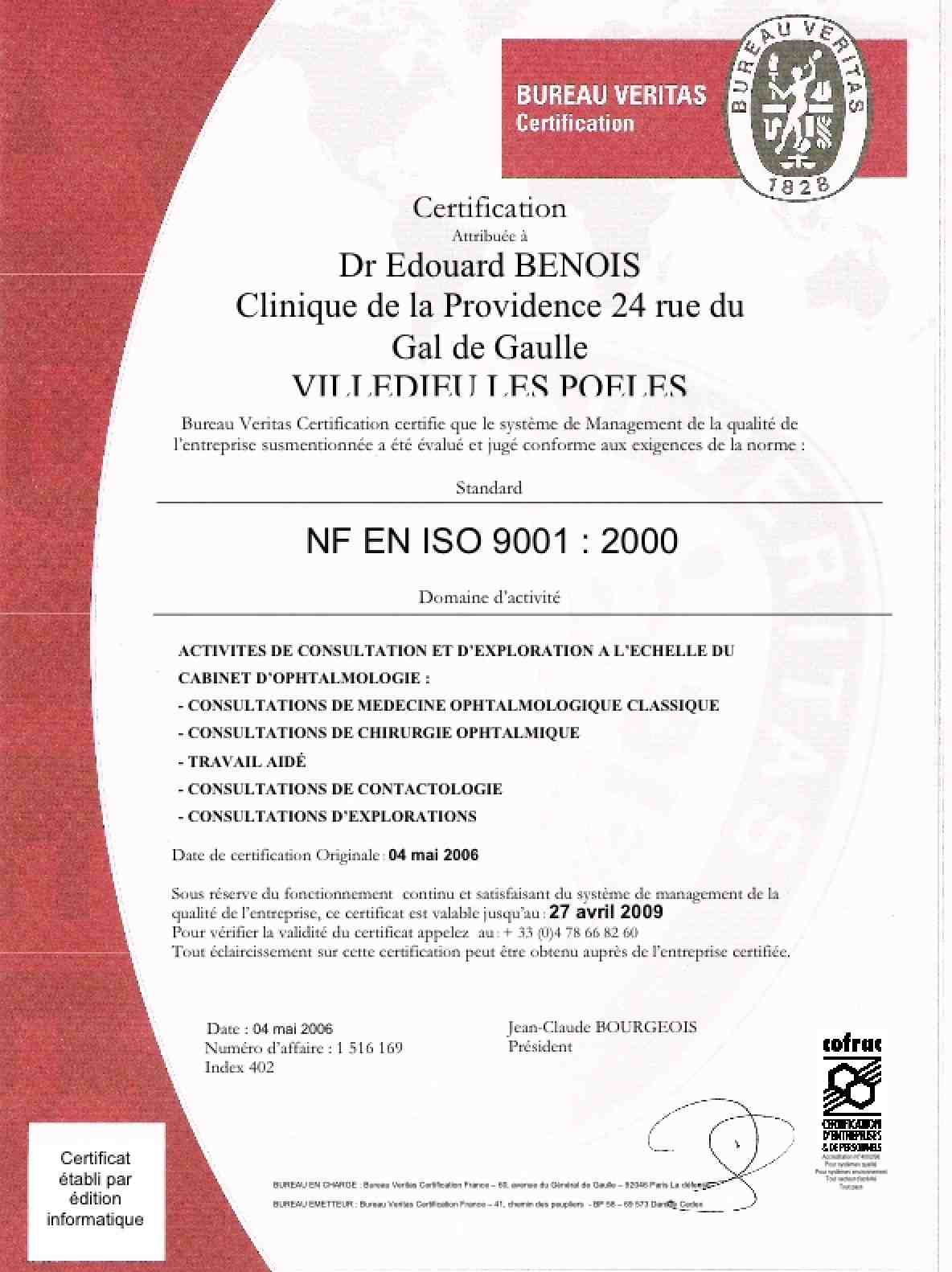 certigo de kvalito iso9001