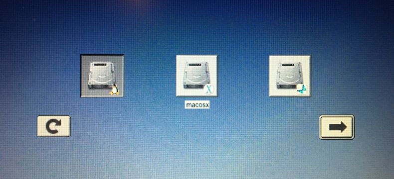 triple boot Linux Mac Morphos